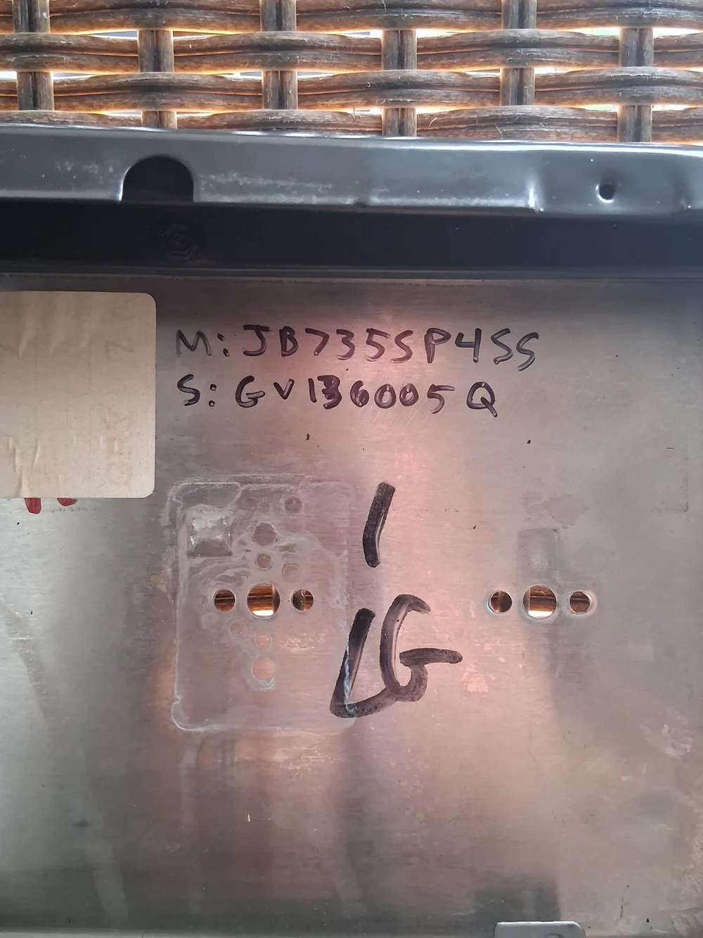 Genuine GE Range Oven Touch Panel ONLY WB27X47793 (No Board) GE